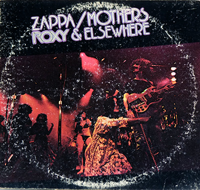 Thumbnail of FRANK ZAPPA & MOTHERS OF INVENTION - Roxy & Elsewhere DLP FOC (1974, USA)  album front cover
